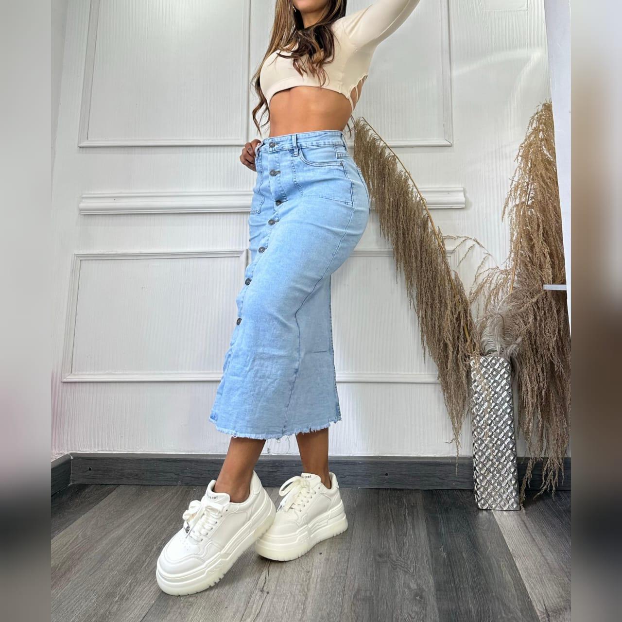 Falda Jean Licrado - Imagen 4